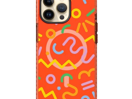 Abstract Doodles MagSafe Compatible Durashock Case Fashion