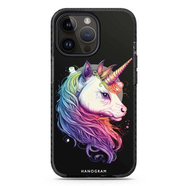 A unicorn iPhone 14 Pro Max MagSafe Compatible Durashock Case For Cheap