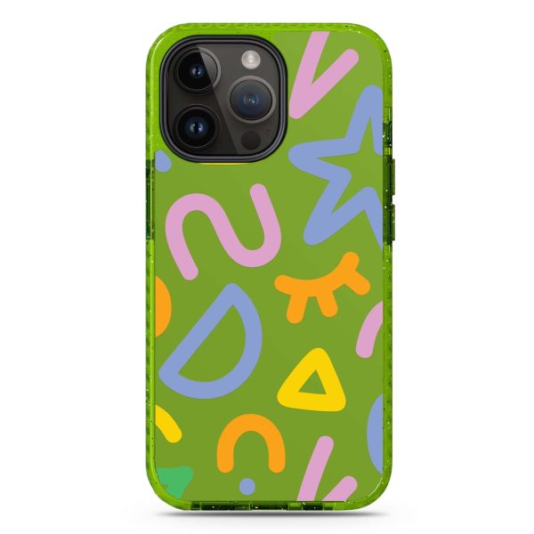 Abstract Doodles iPhone 14 Pro Durashock Case Online Sale