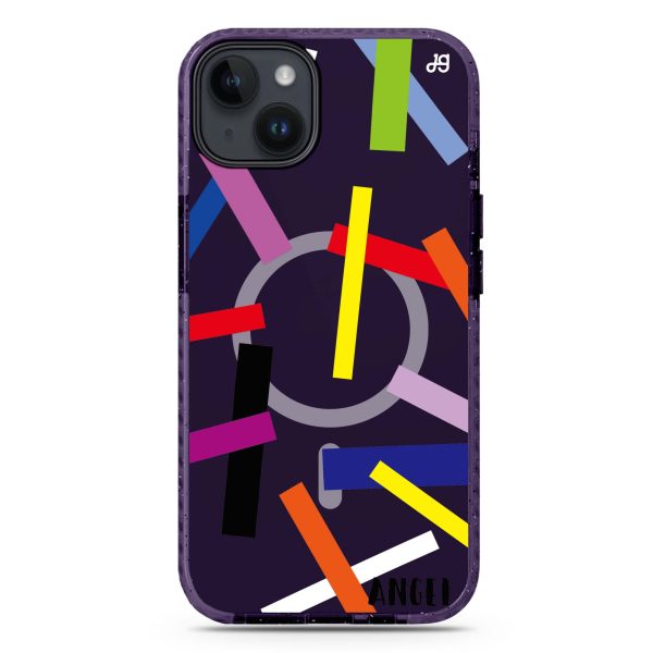 Abstract Art iPhone 14 Plus MagSafe Compatible Durashock Case Hot on Sale