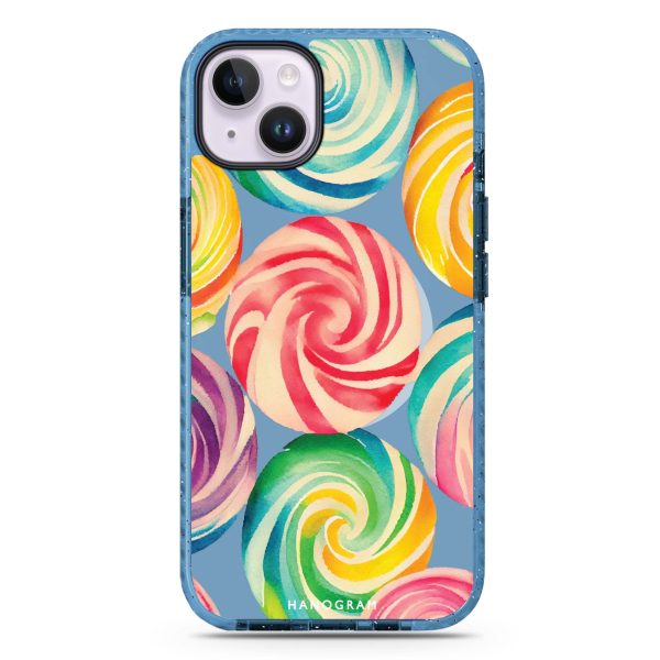 Abstract Candy iPhone 14 Plus MagSafe Compatible Durashock Case Sale