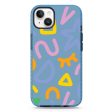 Abstract Doodles iPhone 14 Durashock Case Cheap