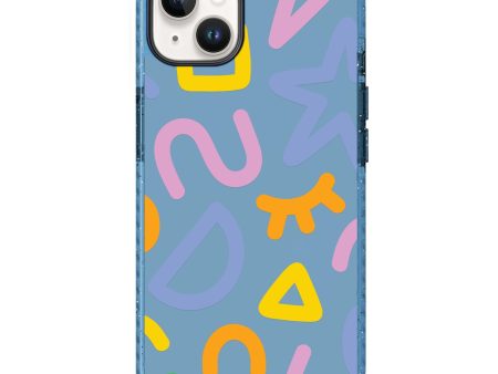 Abstract Doodles iPhone 14 Durashock Case Cheap