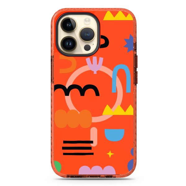 Abstract Doodles Pattern MagSafe Compatible Durashock Case Fashion