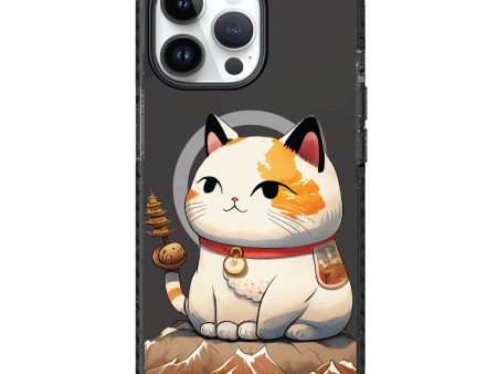 A Cute Cat iPhone 14 Pro Max MagSafe Compatible Durashock Case For Discount