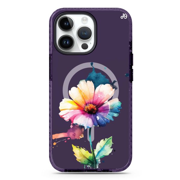 A Beautiful Flower iPhone 14 Pro MagSafe Compatible Durashock Case For Sale