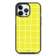 Yellow Checked Pattern iPhone 14 Pro MagSafe Compatible Durashock Case Online Hot Sale