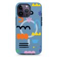 Abstract Doodles Pattern MagSafe Compatible Durashock Case Fashion