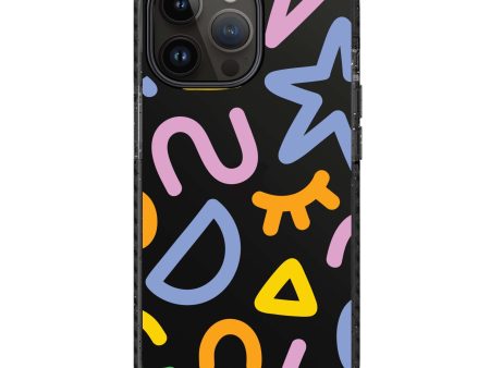 Abstract Doodles iPhone 14 Pro Max Durashock Case Discount