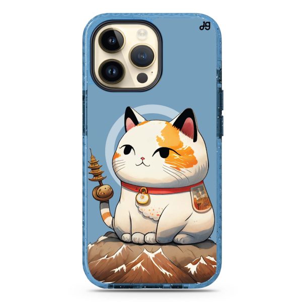 A Cute Cat iPhone 14 Pro Max MagSafe Compatible Durashock Case For Discount