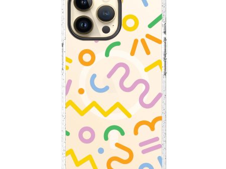 Abstract Doodles iPhone 14 Pro Max MagSafe Compatible Durashock Case For Sale