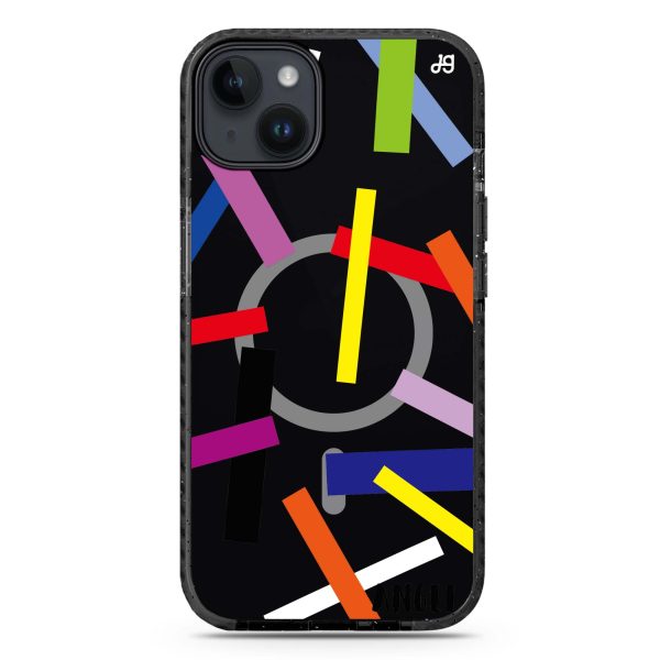 Abstract Art iPhone 14 Plus MagSafe Compatible Durashock Case Hot on Sale