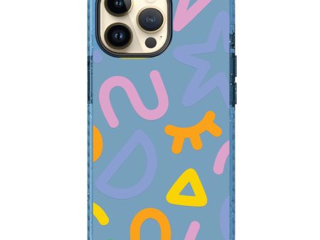 Abstract Doodles iPhone 14 Pro Durashock Case Online Sale