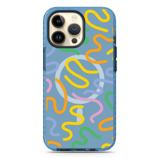 Abstract Doodles MagSafe Compatible Durashock Case Online