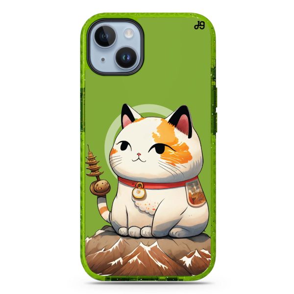 A Cute Cat iPhone 14 Plus MagSafe Compatible Durashock Case Online Hot Sale