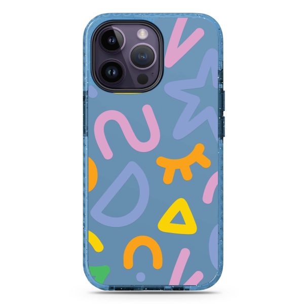 Abstract Doodles iPhone 14 Pro Max Durashock Case Discount