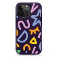 Abstract Doodles iPhone 14 Pro Durashock Case Online Sale