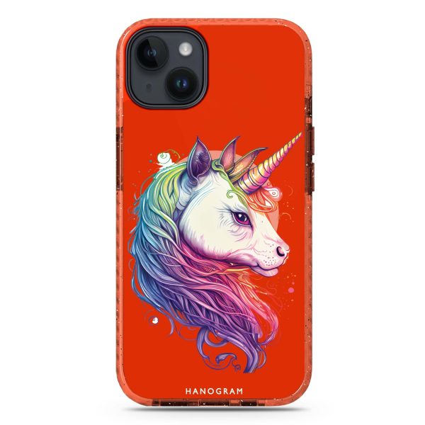 A unicorn iPhone 14 Plus MagSafe Compatible Durashock Case Cheap