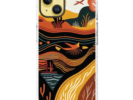 Abstract painting iPhone 14 Plus MagSafe Compatible Durashock Case Online now