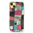 Abstract Checked Pattern iPhone 14 Plus MagSafe Compatible Durashock Case Discount