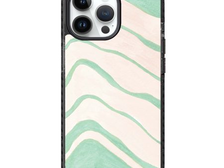 Abstract Paint Pattern iPhone 14 Pro Max MagSafe Compatible Durashock Case Fashion