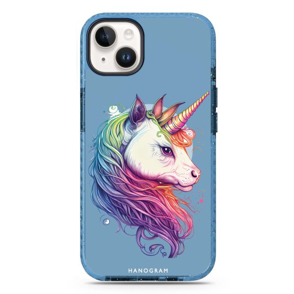 A unicorn iPhone 14 Plus MagSafe Compatible Durashock Case Cheap