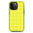 Yellow Checked Pattern iPhone 14 Pro Max Durashock Case Sale