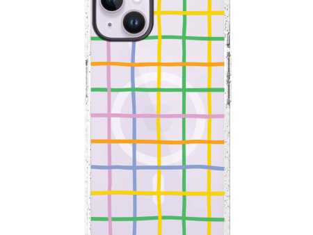 Abstract Doodles Pattern iPhone 14 Plus MagSafe Compatible Durashock Case Online now