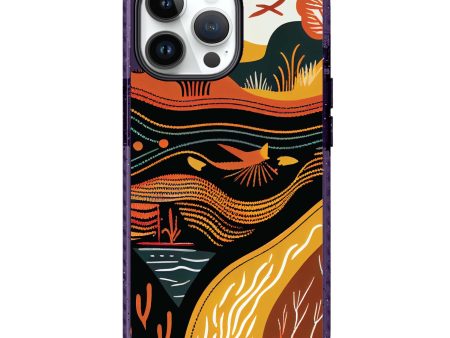 Abstract painting iPhone 14 Pro Max MagSafe Compatible Durashock Case Discount