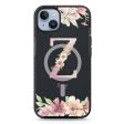 Monogram & Floral iPhone 14 Plus MagSafe Compatible Durashock Case Fashion