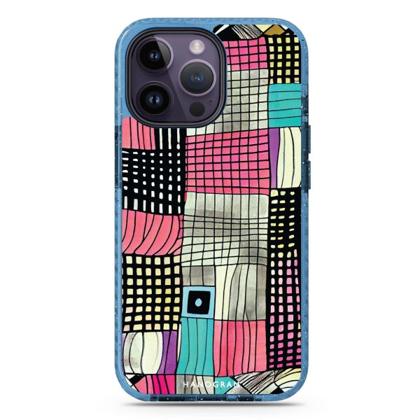 Abstract Checked Pattern Durashock Case Online now