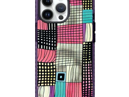 Abstract Checked Pattern Durashock Case Online now