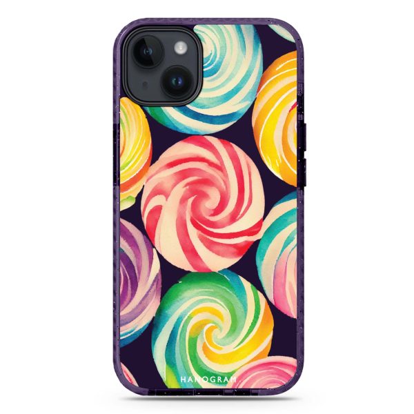 Abstract Candy iPhone 14 Plus Durashock Case Supply