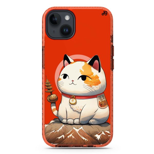 A Cute Cat iPhone 14 Plus MagSafe Compatible Durashock Case Online Hot Sale