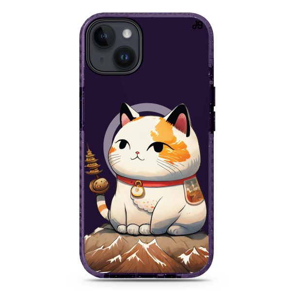 A Cute Cat iPhone 14 Plus MagSafe Compatible Durashock Case Online Hot Sale