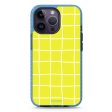 Yellow Checked Pattern iPhone 14 Pro Max Durashock Case Sale