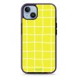 Yellow Checked Pattern iPhone 14 Plus MagSafe Compatible Durashock Case Online Hot Sale