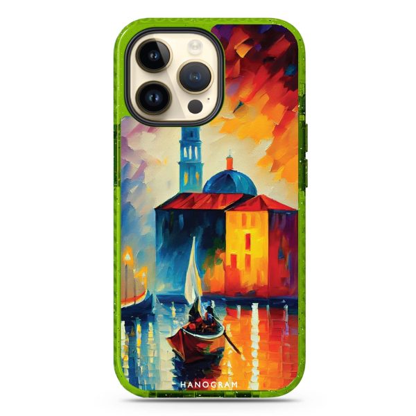 A Boat in Italy iPhone 14 Pro Max MagSafe Compatible Durashock Case on Sale