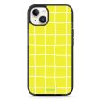 Yellow Checked Pattern iPhone 14 Plus Durashock Case Fashion