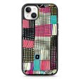 Abstract Checked Pattern iPhone 14 Plus MagSafe Compatible Durashock Case Discount