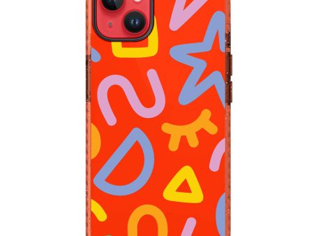 Abstract Doodles iPhone 14 Plus Durashock Case For Sale