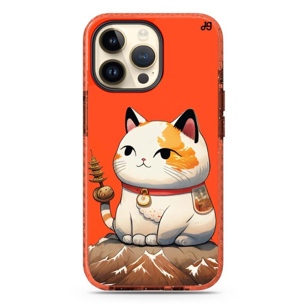 A Cute Cat iPhone 14 Pro Durashock Case Online now