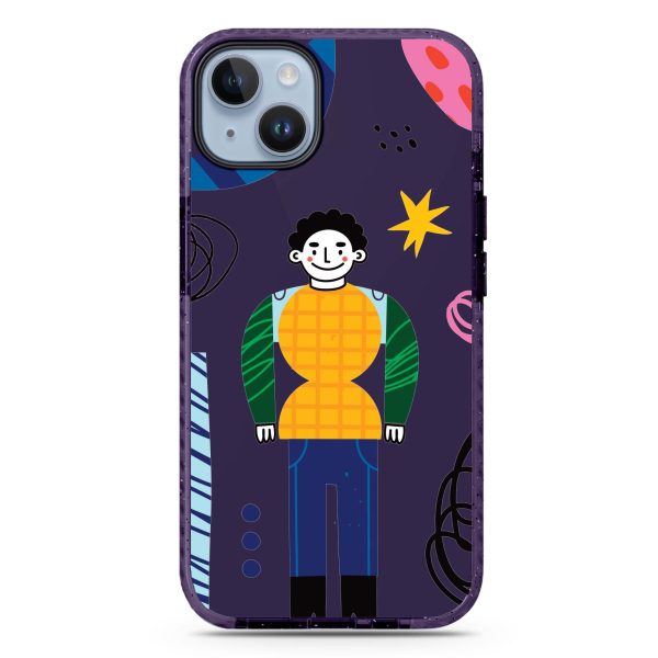 Abstract People iPhone 14 Plus Durashock Case Discount