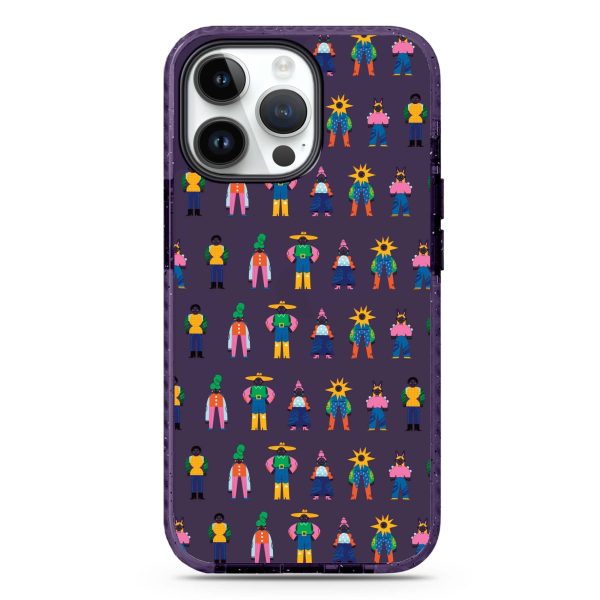 Abstract People Family iPhone 14 Pro Durashock Case For Cheap