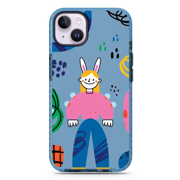 Abstract People iPhone 14 Plus Durashock Case Cheap