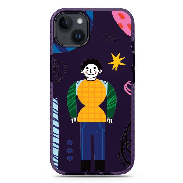 Abstract People iPhone 14 Plus Durashock Case Discount