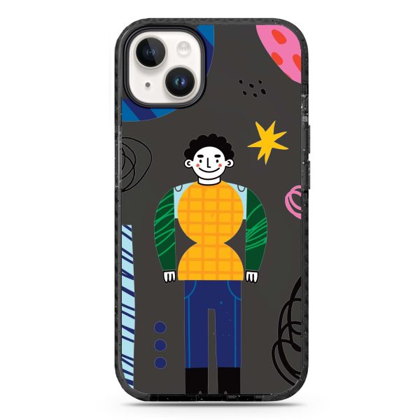 Abstract People iPhone 14 Plus Durashock Case Discount