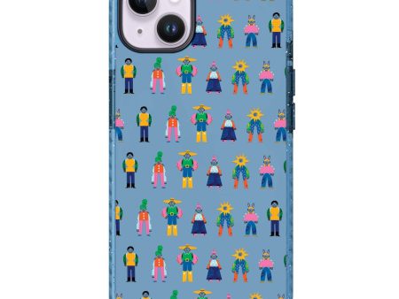 Abstract People Family iPhone 14 Durashock Case For Discount