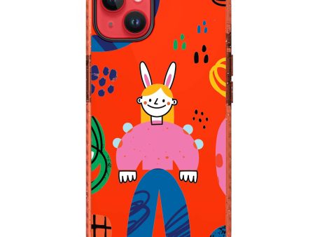 Abstract People iPhone 14 Plus Durashock Case Cheap