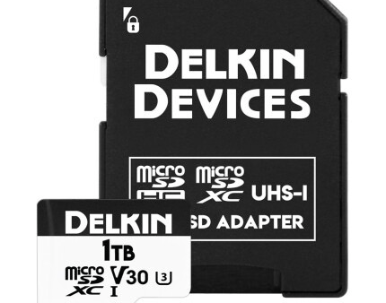 Delkin Devices 1TB Hyperspeed UHS-I microSDXC Memory Card with SD Adapter Sale